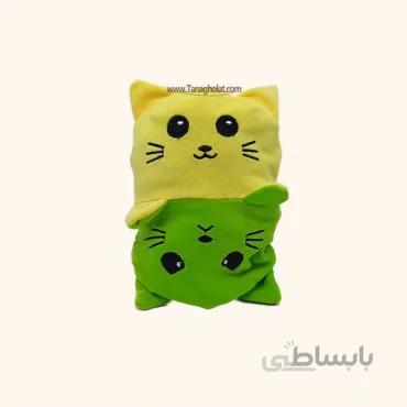 عروسک گربه مودی دو رو