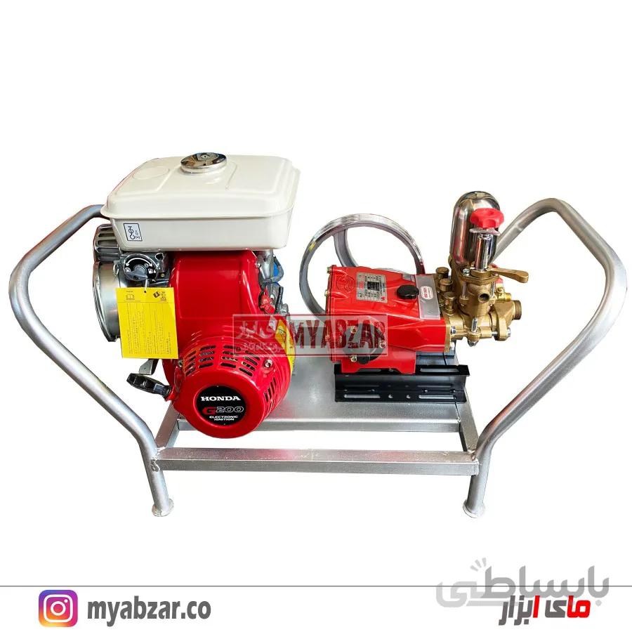 سمپاش زنبه ای هوندا G200 هندی با پمپ 30 بار لوشانگ LS30A