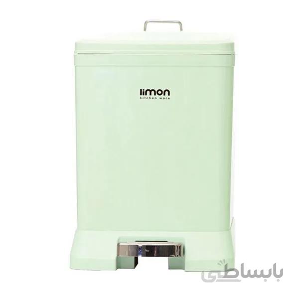 سطل آرام بند ۴گوش ۱۲ لیتری (۱۶۲۸) (لیمون)