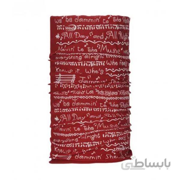 دستمال سر چند منظوره مدل Wind X-treme - Reggae Red