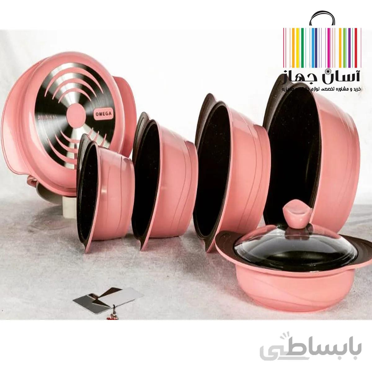 سرویس قابلمه گرانیتی 12 پارچه امگا(omega)