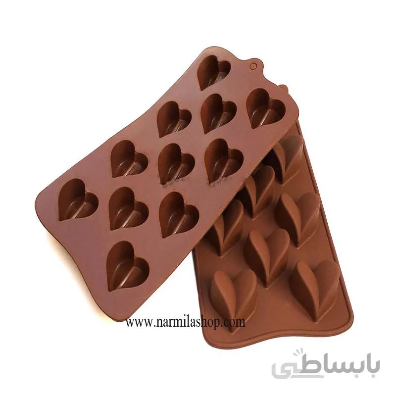 قالب شکلات قلب پروانه ای