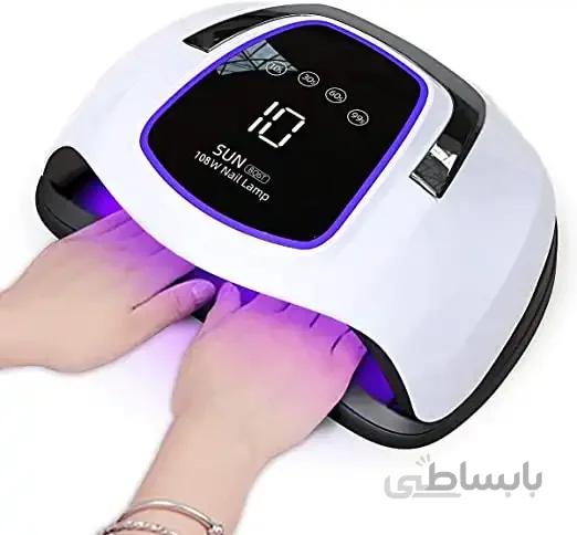 دستگاه لاک خشک کن ۱۰۸ وات سان مدل UV-LED BQ6T