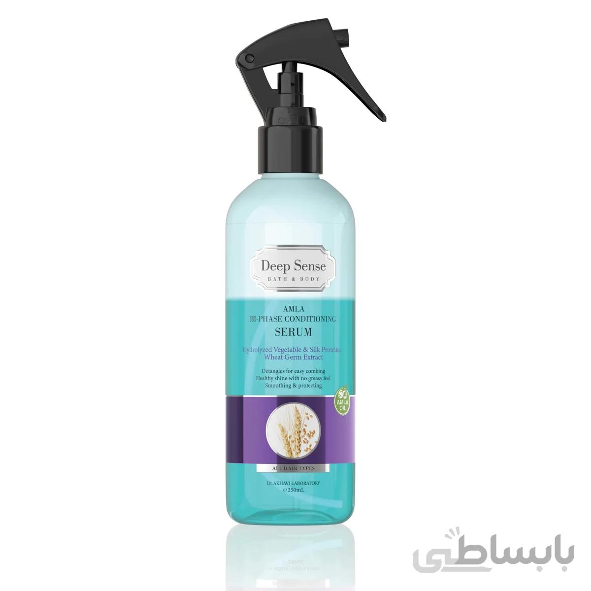 سرم دو فاز مو جوانه گندم Deep Sense 250ml ا Deep Sense Wheat Germ Two Phase Hair Serum 250ml