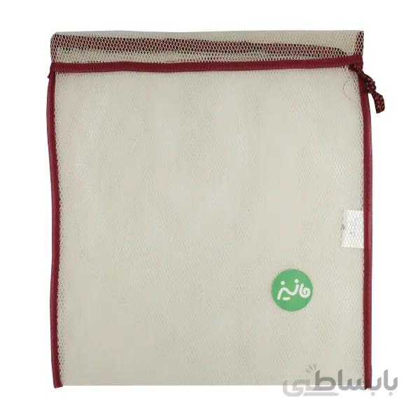 کیسه میوه و سبزی مانیز کرم دور زرشکی مدل OR