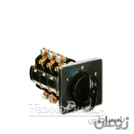 کلید گردان 16 آمپر کاوه (سه فاز چپ و راست) مدل 1608 KA