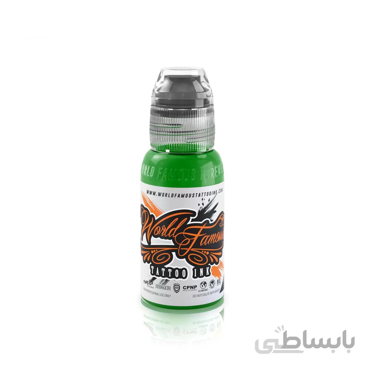 رنگ تاتو ورد فیمس(سبز) گوان یو World Famous GUAN YU