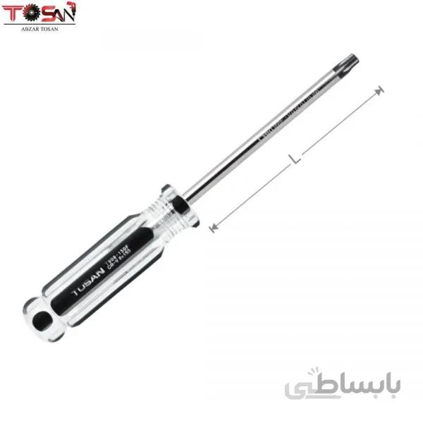 پیچ گوشتی ستاره ای سایز T25*100