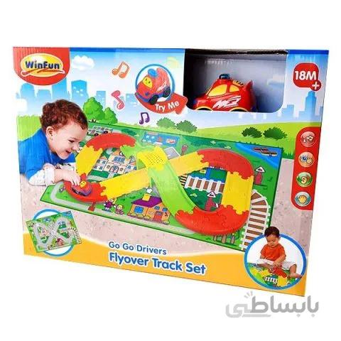 اسباب بازی پیست ماشین بازی با فرش بازی winfun کد 001250