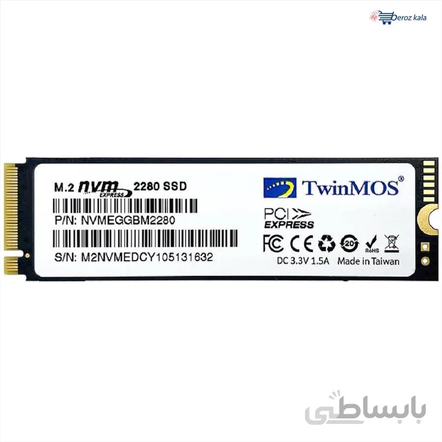 اس اس دی تویین موس مدل NVMe M.2 2280 SSD PCIE1 ظرفیت 1 ترابایت ا 1TB NVMe M.2 TwinMOS SSD Drive