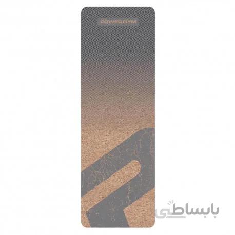 مت یوگا چوب پنبه ای پاورجیم کد 3108