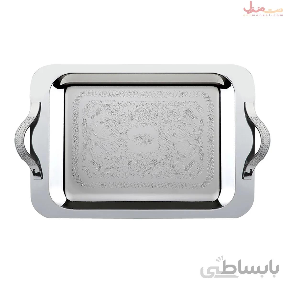 سینی کیهان مدل کروم مستطیل متوسط
