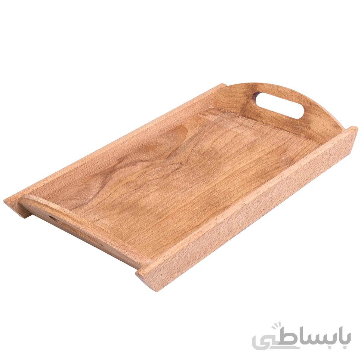 سینی چوبی دسته دار مدل 1-011