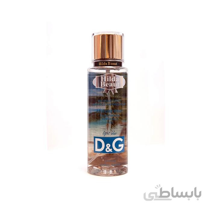 بادی پرفیوم هیلدا بیوت مدل Dolce Gabbana Light Blue ا hilda beaut Dolce Gabbana Light Blue body perfume