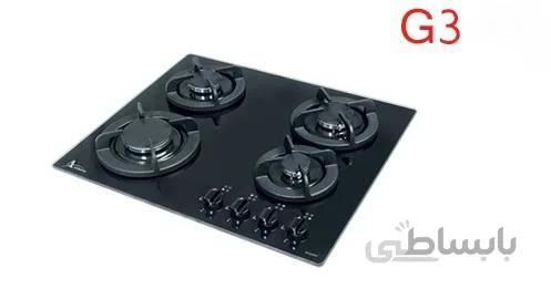 اجاق گاز چهار شعله شیشه ای مدل G-3 اخوان