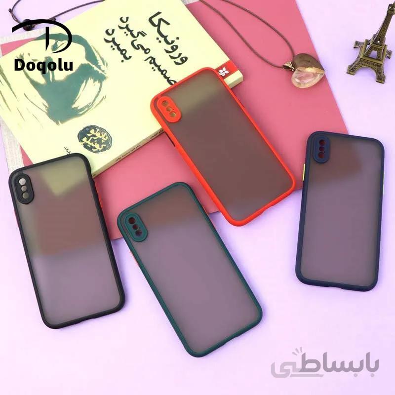 قاب گوشی اپل آیفون Apple iphone XS مدل پشت مات محافظ لنزدار