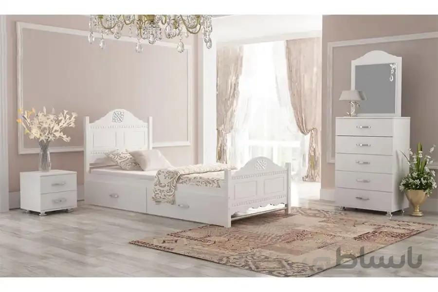 تخت خواب یک نفره لوک
