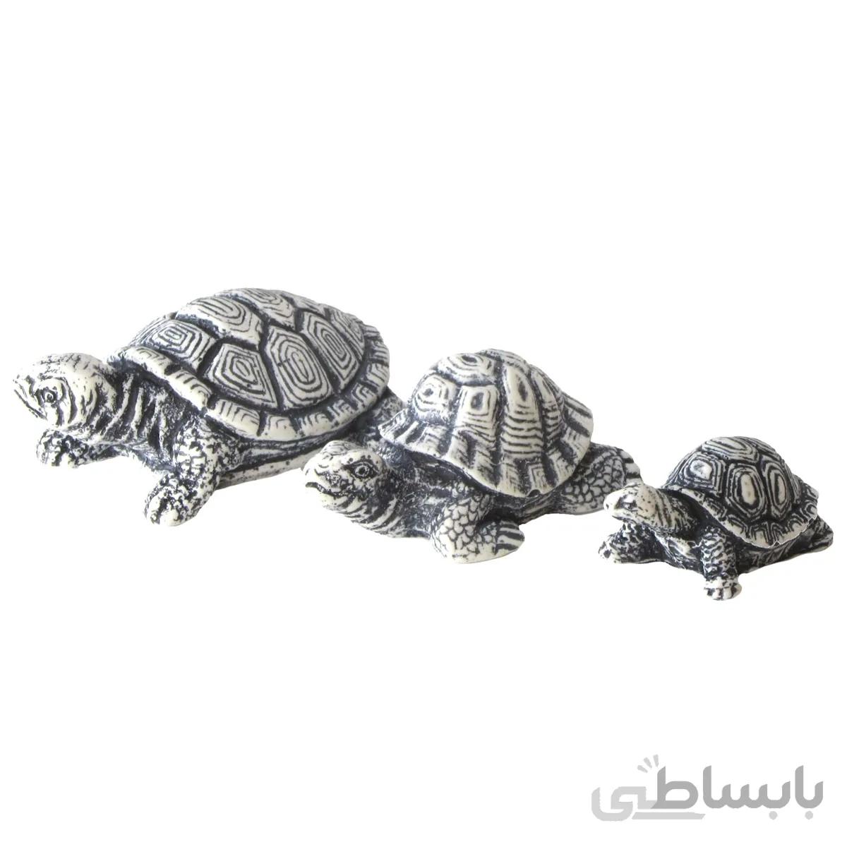 مجسمه لاک پشت مجموعه سه عددی