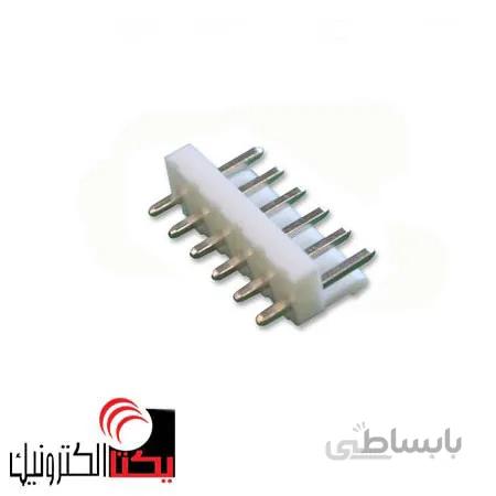 کانکتور VH یا پاور قفلدار نری صاف 3.96 میلی متر 6 پین