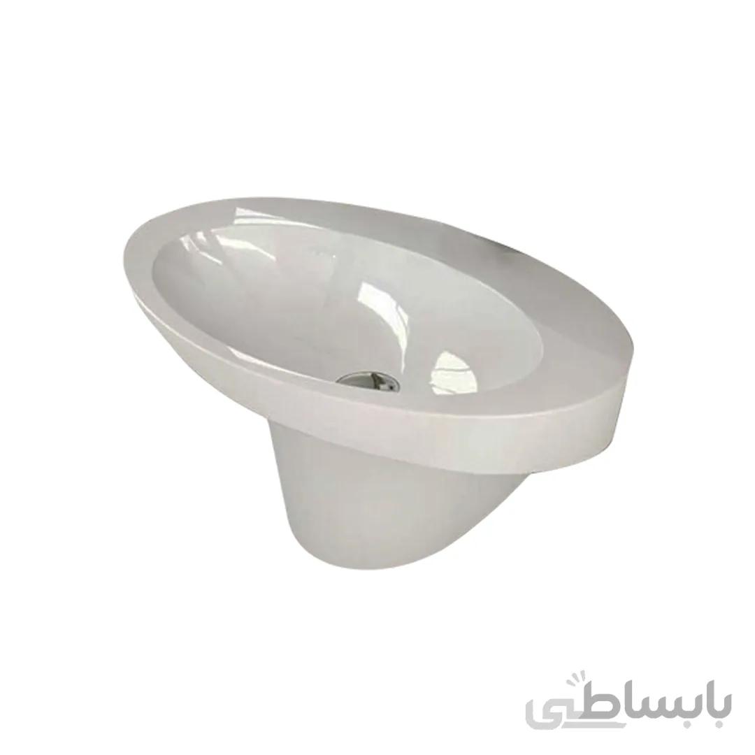 روشویی نیم پایه گلسار مدل الیت درجه یک
