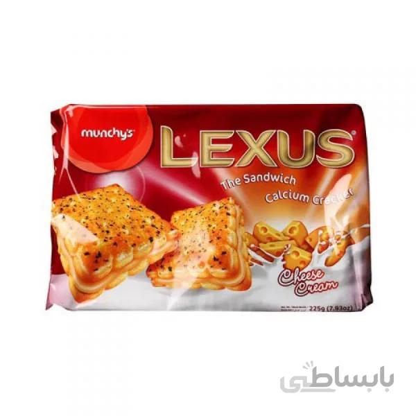بیسکویت لکسوس باکس ۱۲ عددی با طعم پنیر – Lexus biscuit cheese