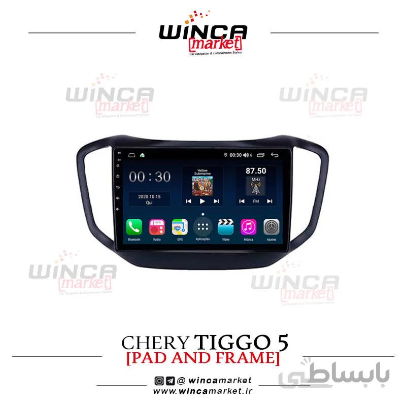 مانیتور اندروید چری تیگو 5 tiggo برند وینکا WINCA سری S500+ پلاس مدل H855