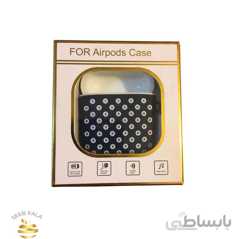 کیف ایرپاد خال خالی دو رنگ مدل AirPods case