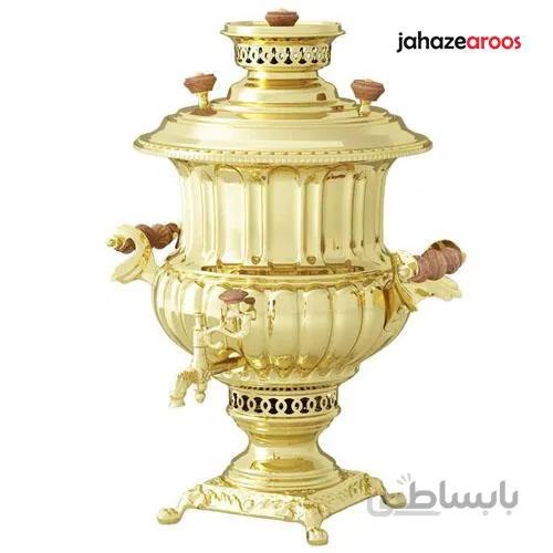 سماور زغالی اکبربرادران مدل 2002 ظرفیت 8 لیتر