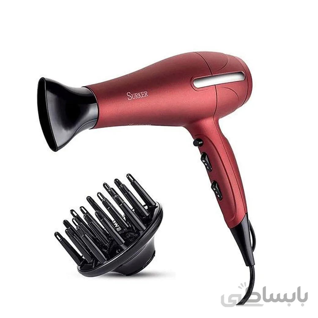 سشوار حرفه‌ای سورکر مدل 1407 ا SURKER Hair Dryer Professional 1407