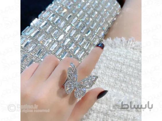 انگشتر زنانه پروانه لوکس برثا 13859