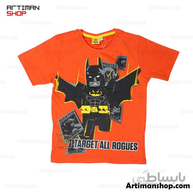 تیشرت آستین کوتاه پسرانه LEGO طرح BATMAN
