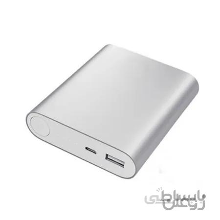 کیس پاوربانک 4 باتری دارای خروجی 5V 2A USB (نقره ای)