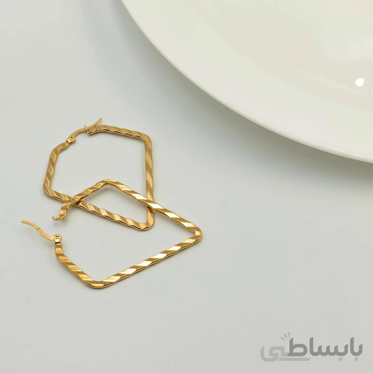 گوشواره استیل مخروطی E7