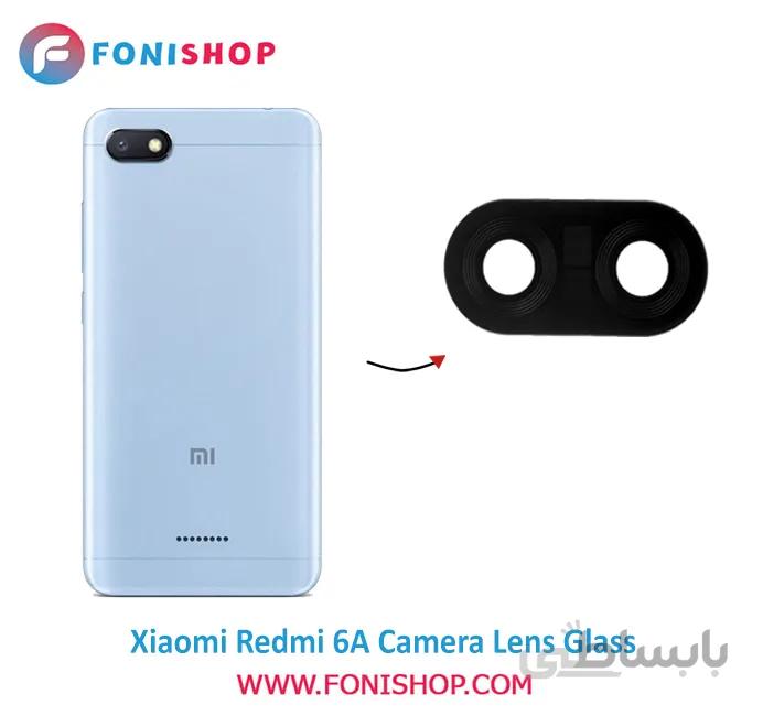 شیشه لنز دوربین گوشی شیائومی Xiaomi Redmi 6A ا Camera Lens Xiaomi Redmi 6A