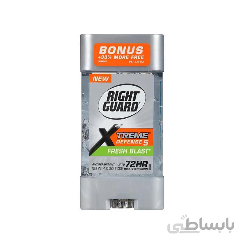 مام زیر بغل ژله ای رایت گارد سری اکستریم فرش انرژی RIGHT GAURD Xtreme