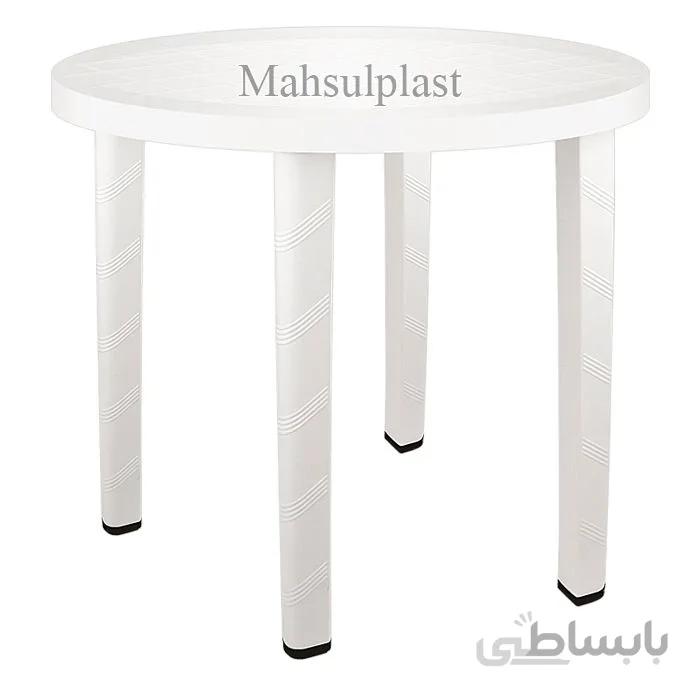 میز 4 نفره گرد کد 822 ناصر پلاستیک