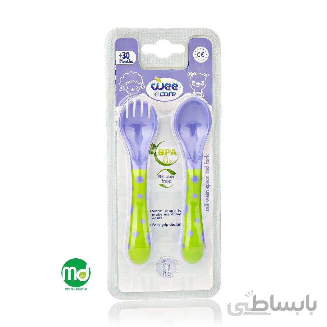 ست قاشق و چنگال وی کر تهیه شده از مواد پروپیلن کد U204