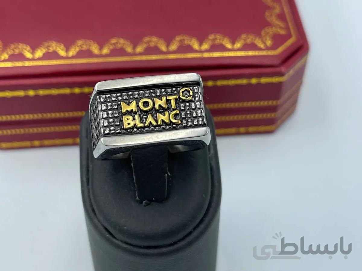 انگشتر مردانه طرح مونت بلانک