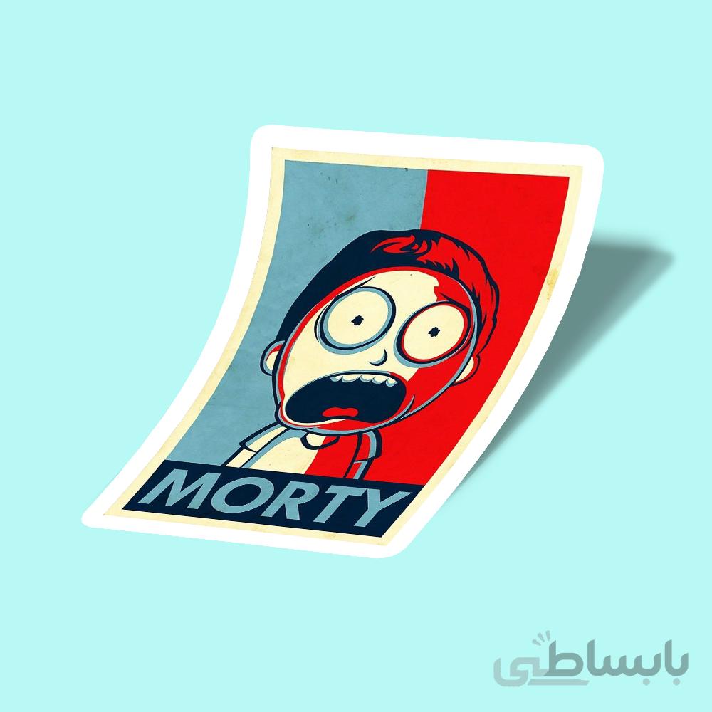 استیکر پوستر مورتی