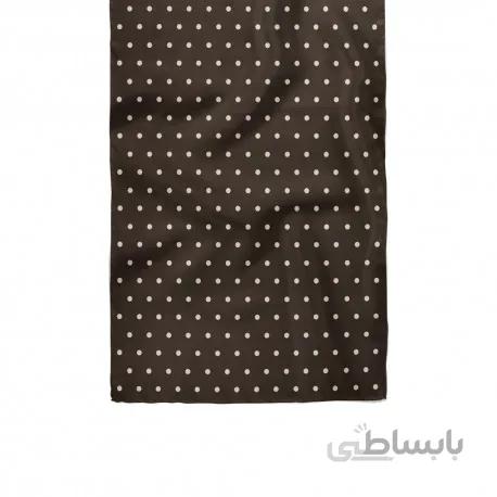 دستمال گردن خال خال کرم