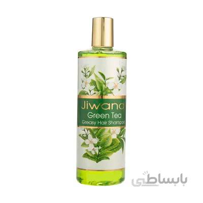 شامپو چای سبز ژیوانا مناسب موهای چرب 500 گرم ا Jiwana Shampoo