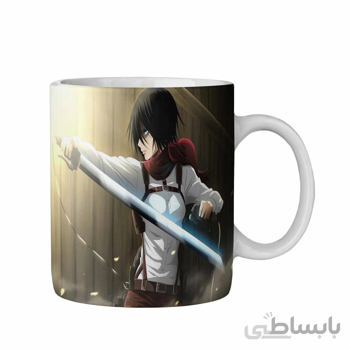 ماگ طرح انیمه اتک ان تایتان Attack on Titan کد 285477