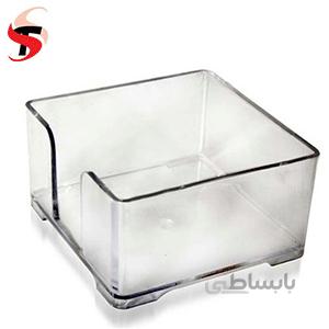 جای کاغذ یادداشت طلقی 10 × 10 سانتی متر