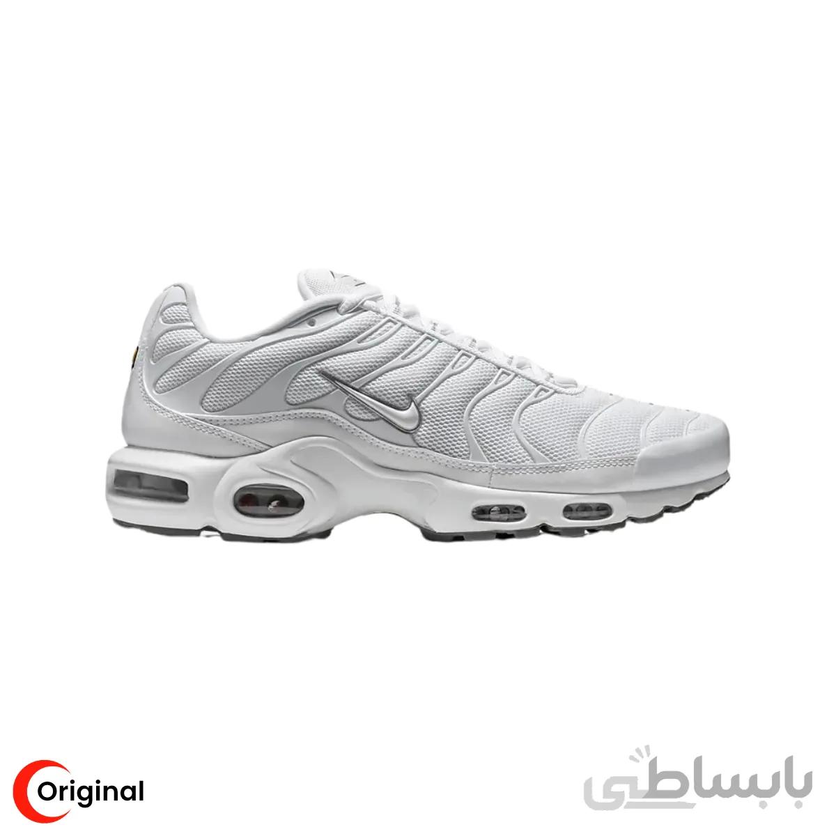 کتونی اورجینال مردانه نایک ایرمکس پلاس Nike Air Max Plus White