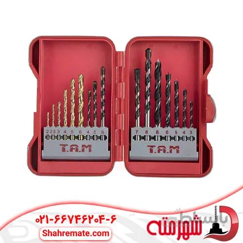 ست مته آهن،الماسه و چوب 16 عددی T.A.M