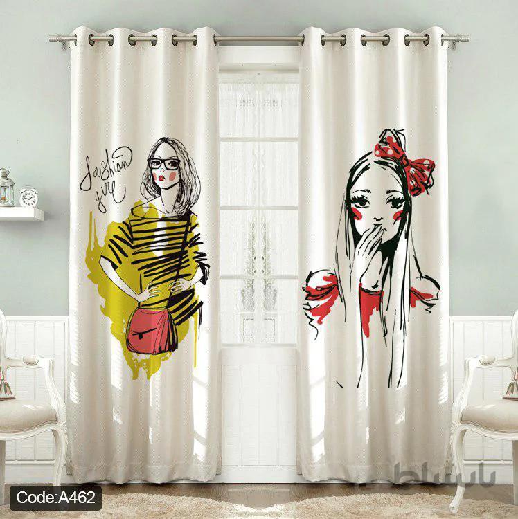 پرده پانچی چاپی کد A462