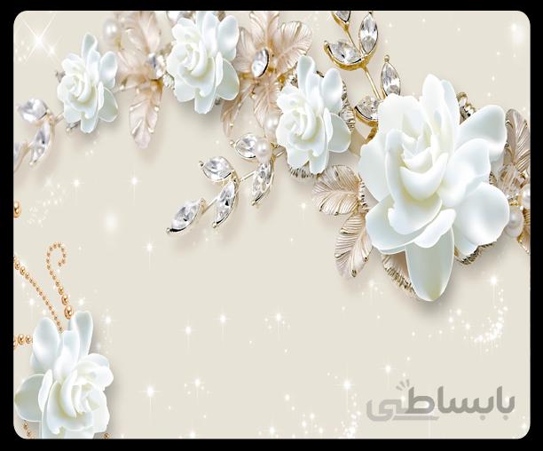 پوستر گل سه بعدی 001