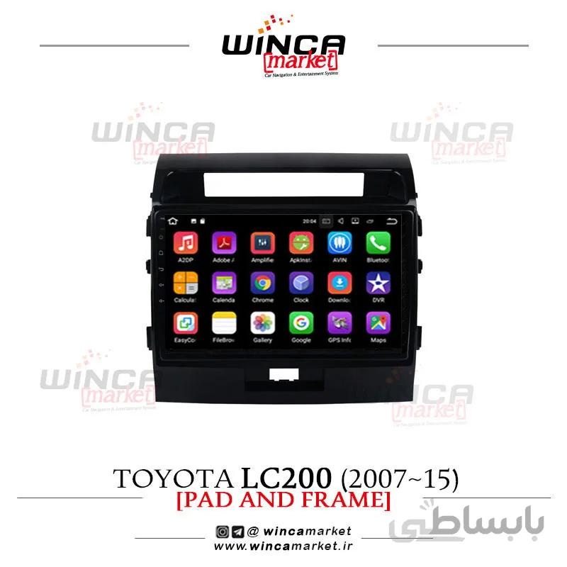 مانیتور تویوتا اتاق 200 (2015-2007) فابریک اندروید سری M150-M100