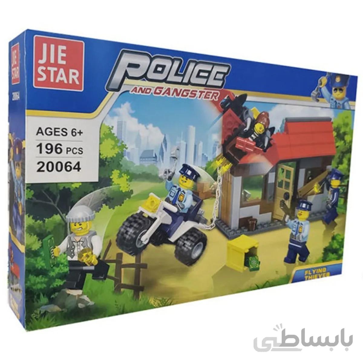 بازی فکری ساختنی جی استار مدل Police and Gangester کد 20064
