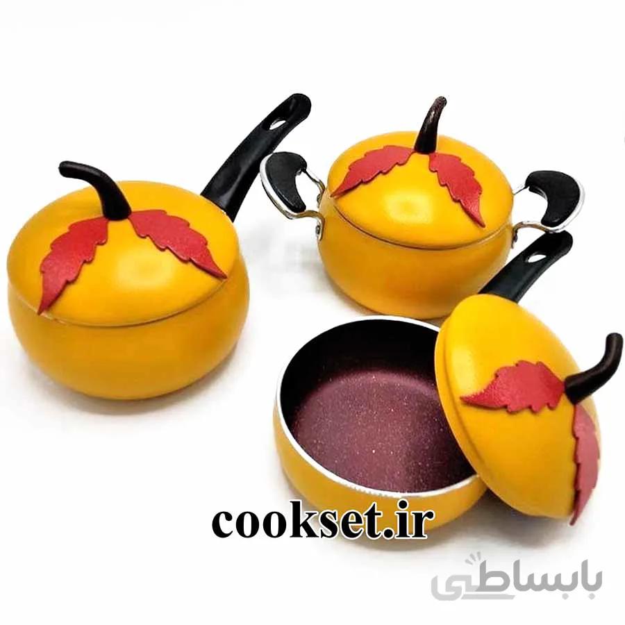 سرویس قابلمه نوزادی میوه ای طرح پرتقال